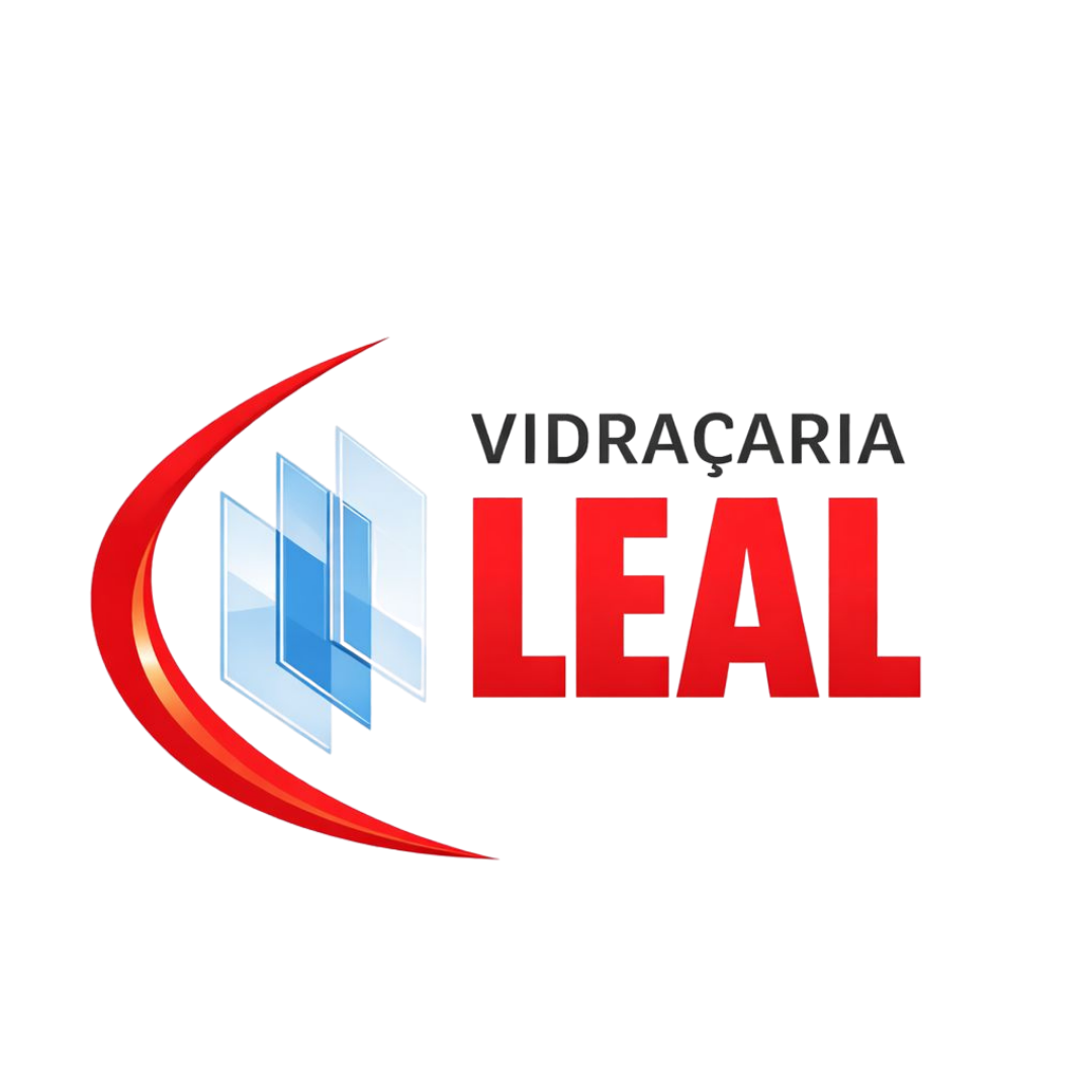 Vidraçaria Leal — Logo